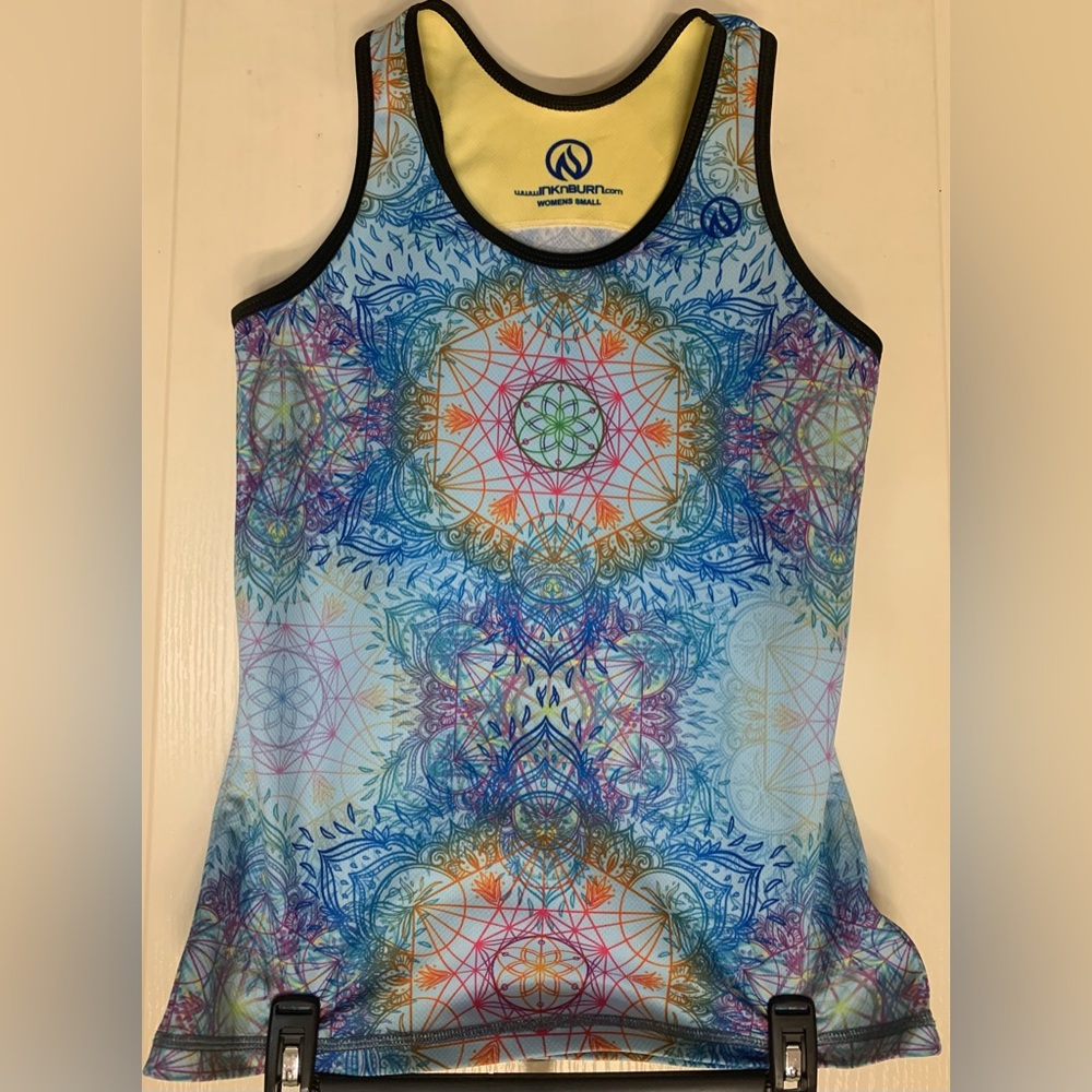 Ink n Burn Mandala Singlet Tank Top